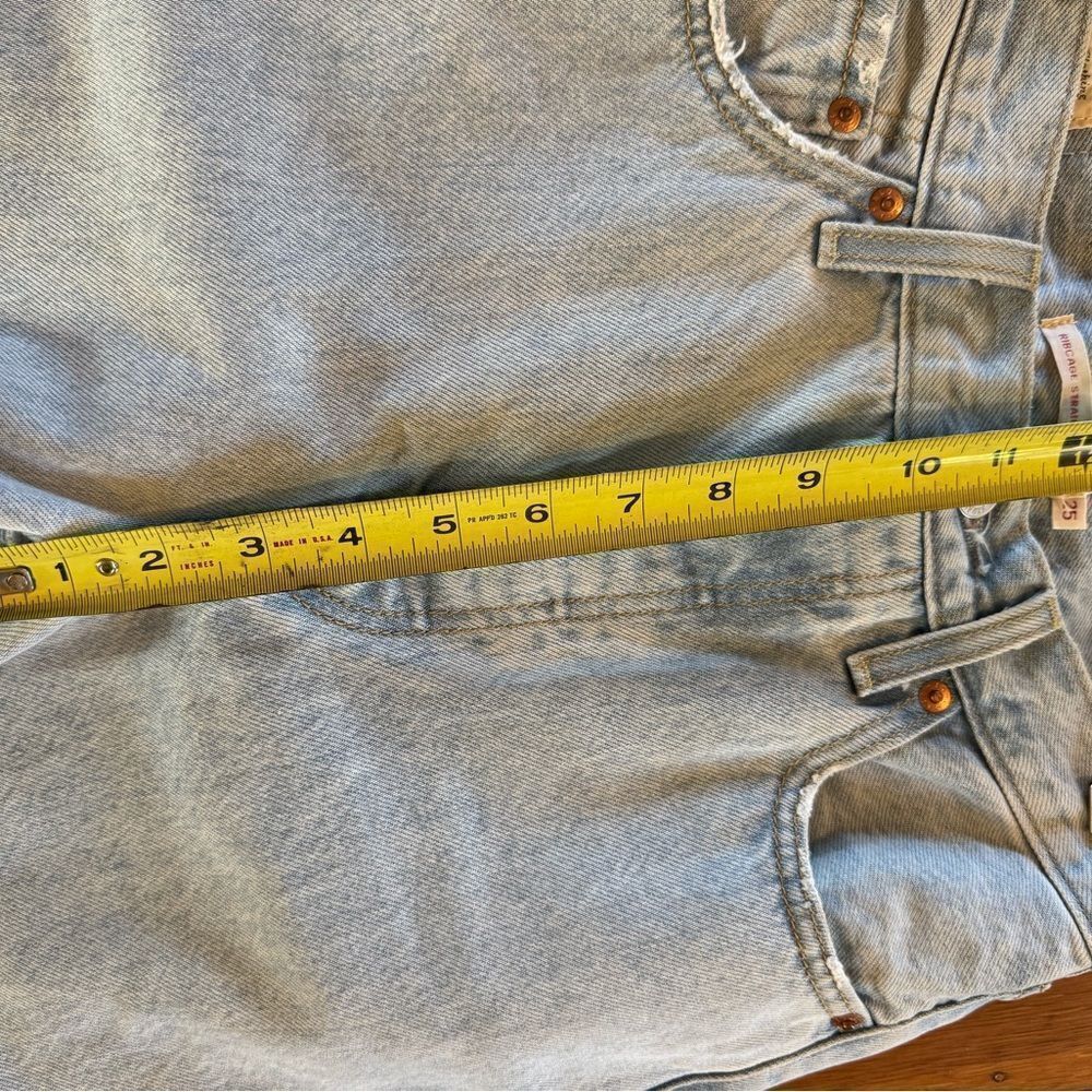 🐍Custom Levi’s Snake Reputation Embroidered Light Blue Jeans 25 - Picture 9 of 10